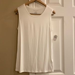 Neiman Marcus “Majestic Filatures” white tank. Size 4. Brand new and super soft.